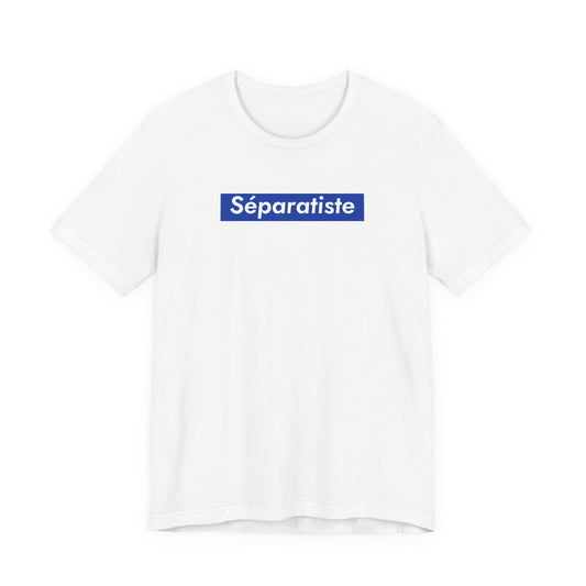 SÉPARATISTE — T-shirt à carré bleu
