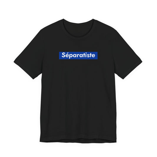 SÉPARATISTE — T-shirt à carré bleu